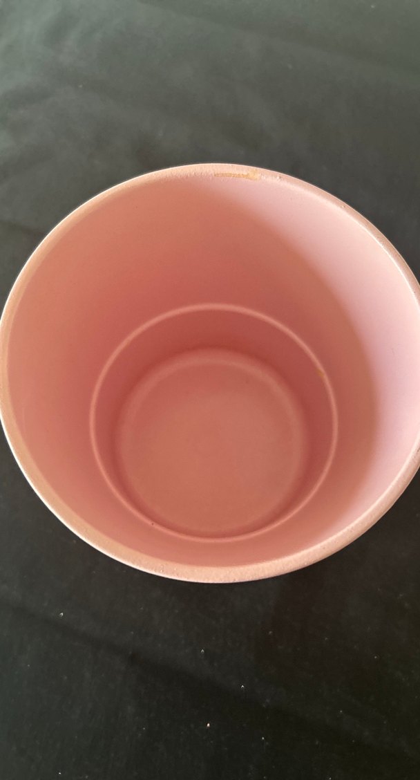 İkea Pastel Pembe Seramik Vazo - Görsel 2