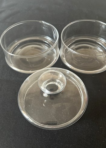 Şeffaf Cam Kapaklı Saklama Kabı - Görsel 2