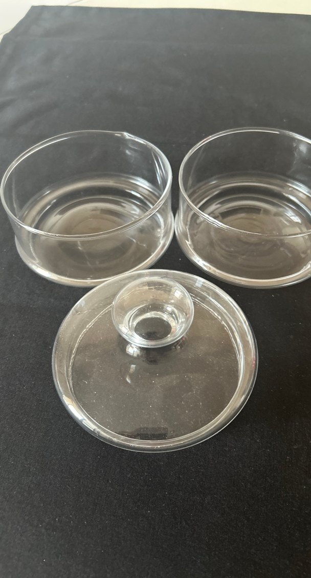 Şeffaf Cam Kapaklı Saklama Kabı - Görsel 2