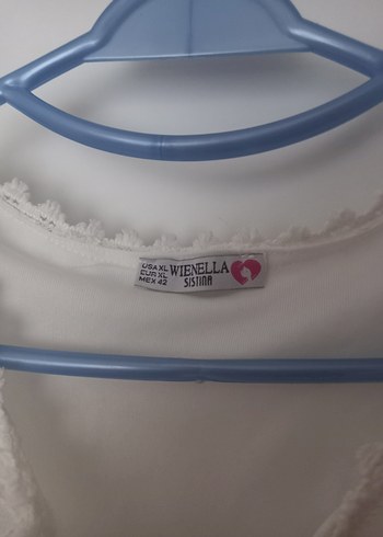 42 Beden beyaz Renk Dantel Detaylı Beyaz Bohem Uzun Elbise