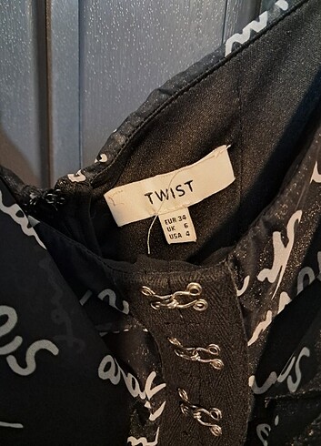 34 Beden Twist elbise 