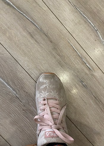 39 Beden pembe Renk Pembe Yılan Desenli Stiletto Topuklu Spor Ayakkabı
