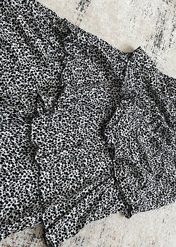 Siyah Zebra Desenli