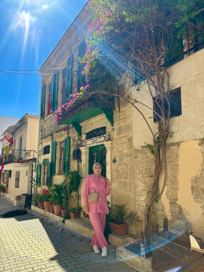 Pembe Bohem Uzun Kadın Takım - Görsel 2