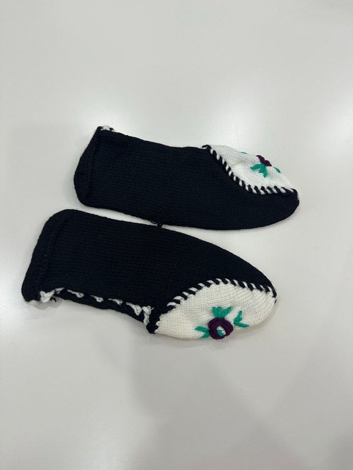 Nakışlı Çok Renkli patik - Görsel 4