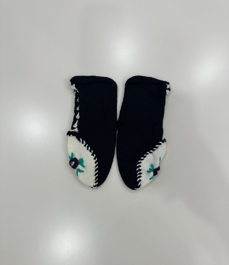 Nakışlı Çok Renkli patik - Görsel 2