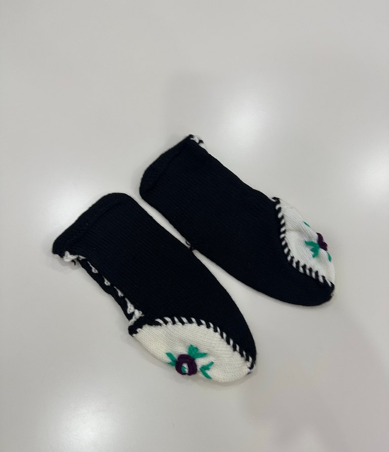 Nakışlı Çok Renkli patik - Görsel 5