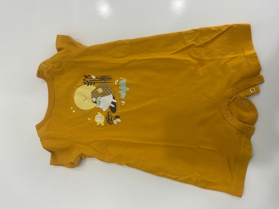 Parlak Sarı Çocuk Atlet - Görsel 2