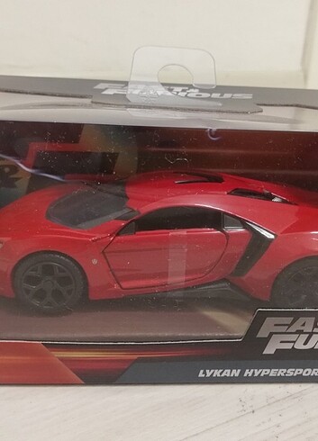 Jada hızlı ve öfkeli/Fast&furıous lykan hypersport Metal die-cas