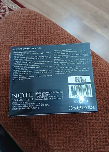 Note Cosmetique Brow Master Wax - Görsel 3