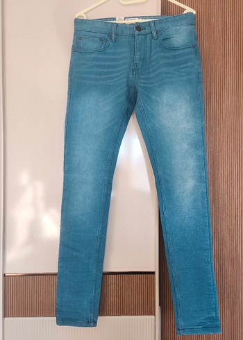 Sıfır Pull & Bear Kot Pantolon Mavi Renk Super Skinny - Görsel 3