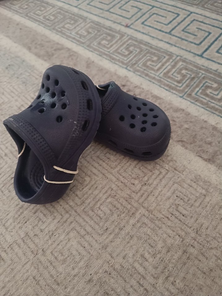 Kemerli Erkek Çocuk Gri Terlik - Görsel 2