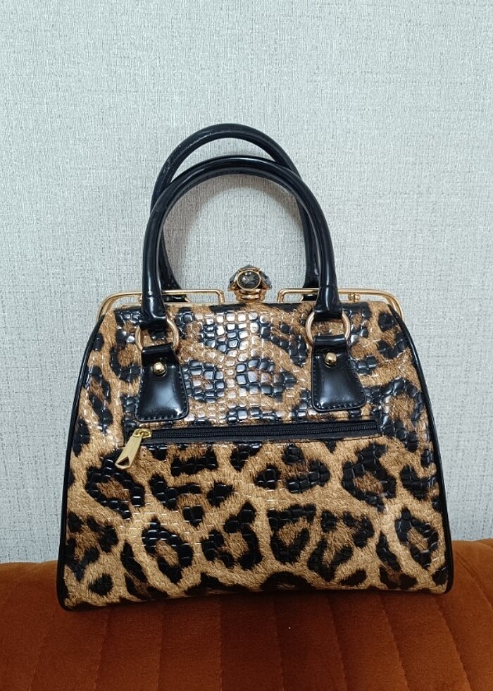 Leopar çanta - Görsel 3