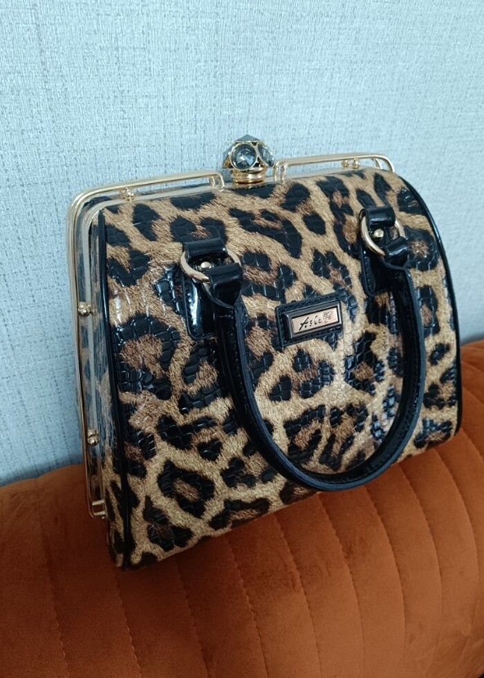 Leopar çanta - Görsel 5
