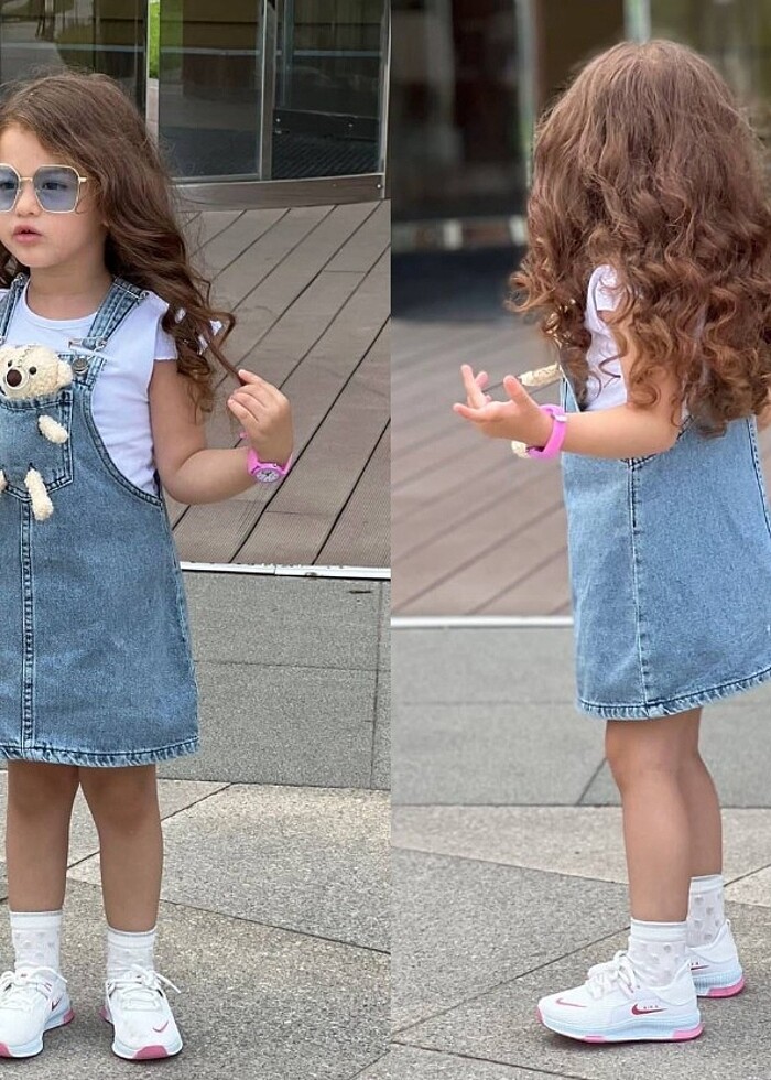 Ayıcıklı slopet ve gömlek  - Görsel 2