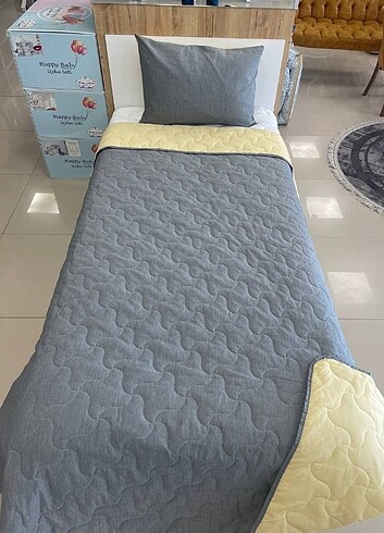 Tek kişilik yatak örtüsü çift taraflı - Görsel 2