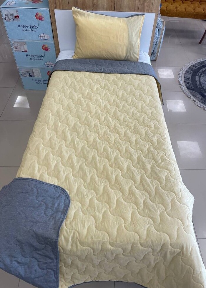 Tek kişilik yatak örtüsü çift taraflı - Görsel 5