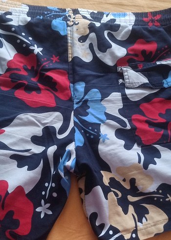 Renkli Desenli Erkek Mini Şort Mayo - Görsel 4