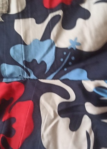 Renkli Desenli Erkek Mini Şort Mayo - Görsel 3