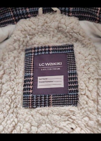 lcw japsonlu kız çocuk kasa kaban 5-6 yaş - Görsel 4