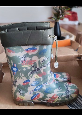 Çocuk Kamuflaj Desenli Lastik Bot 32/33numara - Görsel 3