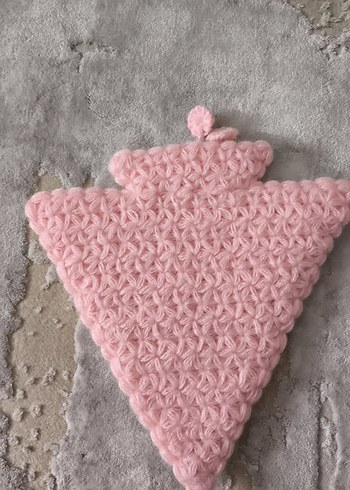 Pembe El Örgüsü Banyo Süngeri - Görsel 2