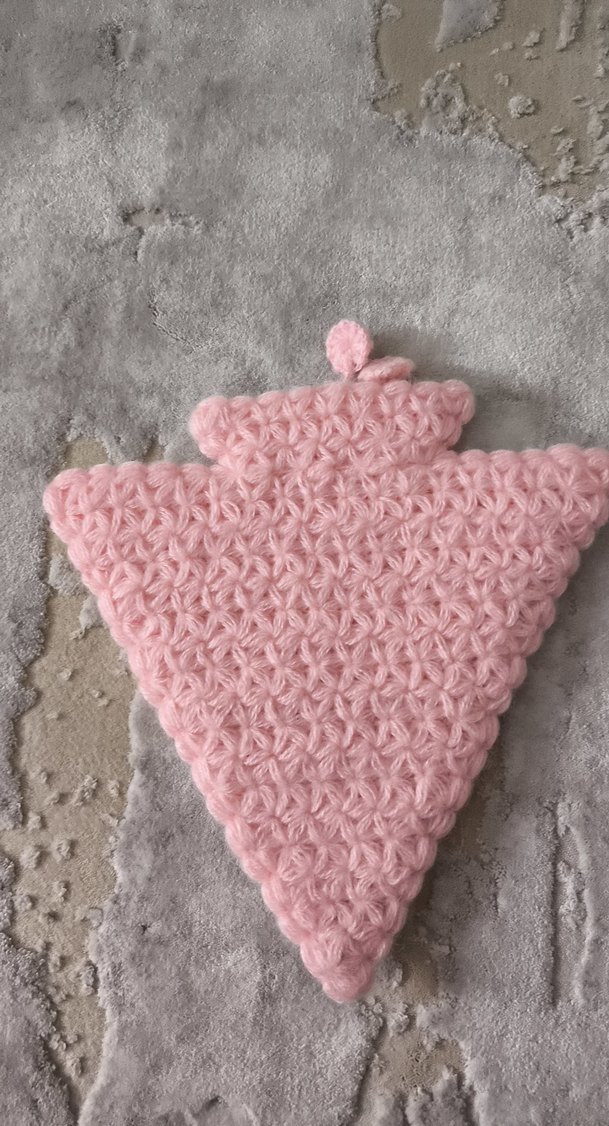 Pembe El Örgüsü Banyo Süngeri - Görsel 2