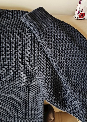 koton m beden erkek lacivert kazak - Görsel 4