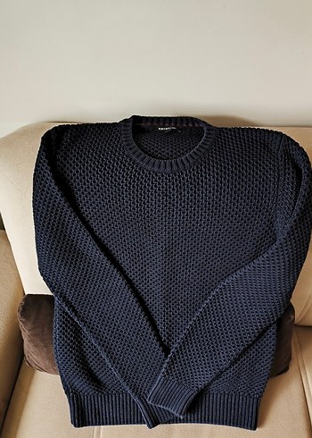 koton m beden erkek lacivert kazak - Görsel 2