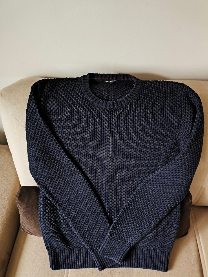 koton m beden erkek lacivert kazak - Görsel 2