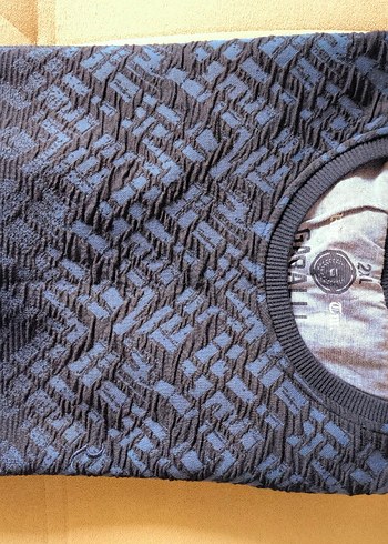 Erkek  Bisiklet Yaka Triko Sweatshirt - Görsel 3