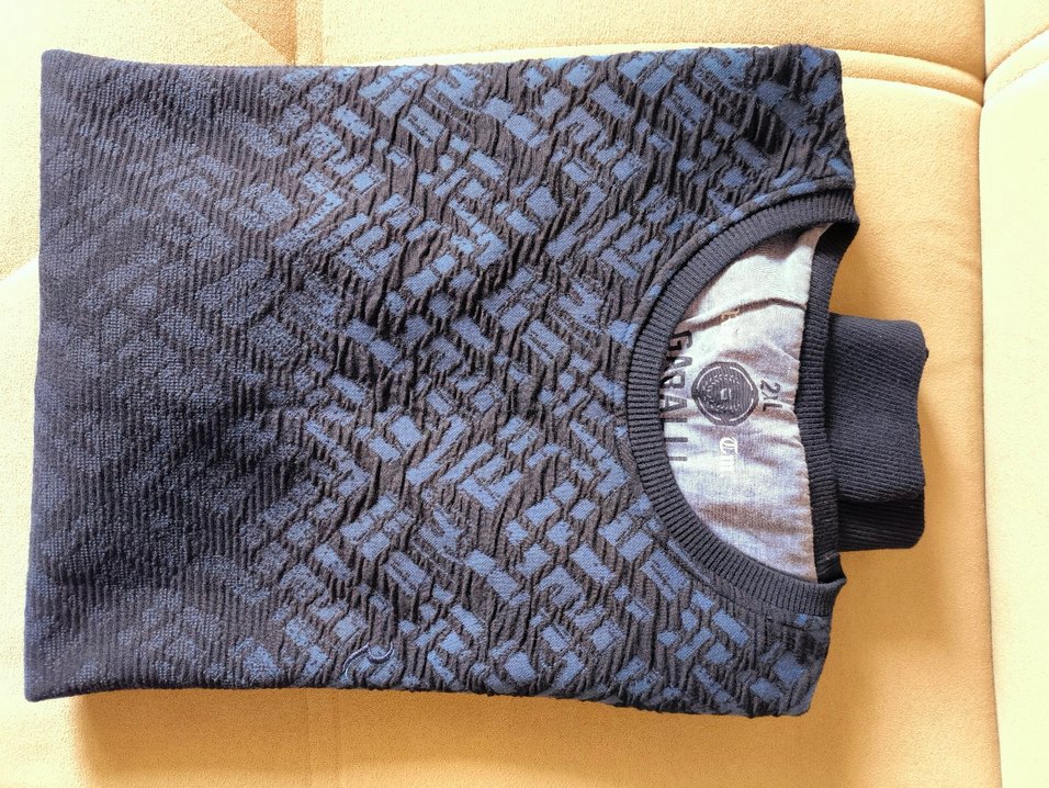 Erkek  Bisiklet Yaka Triko Sweatshirt - Görsel 3