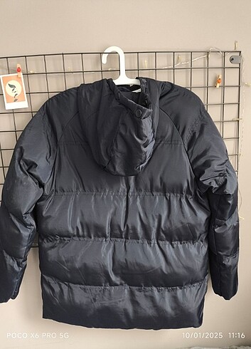 Larcivert şişme mont 13 14 yas - Görsel 3