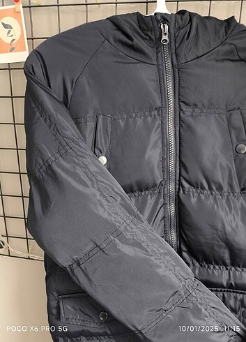 Larcivert şişme mont 13 14 yas - Görsel 2