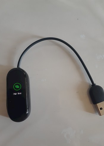 Xiaomi Mi Band Siyah 4 /USB şarj kablosu Akıllı Bileklik - Görsel 3