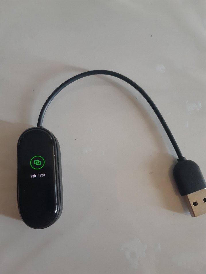 Xiaomi Mi Band Siyah 4 /USB şarj kablosu Akıllı Bileklik - Görsel 3