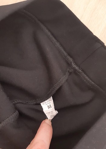 Siyah Kadın Tayt Elastik Bel - Görsel 6