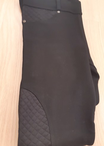 Siyah Kadın Tayt Elastik Bel - Görsel 8