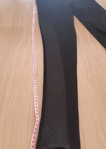 Siyah Kadın Tayt Elastik Bel - Görsel 9