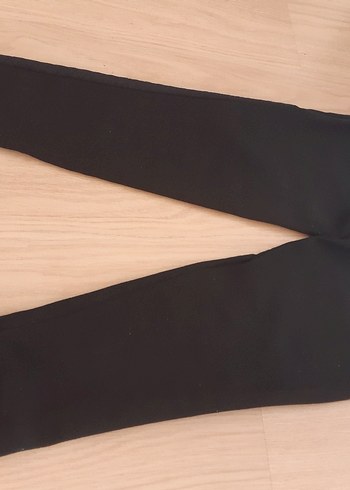 Siyah Kadın Tayt Elastik Bel - Görsel 7