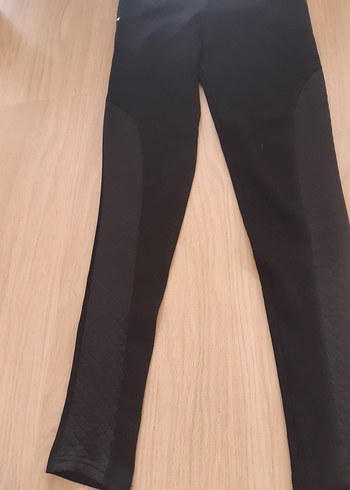 Siyah Kadın Tayt Elastik Bel - Görsel 3