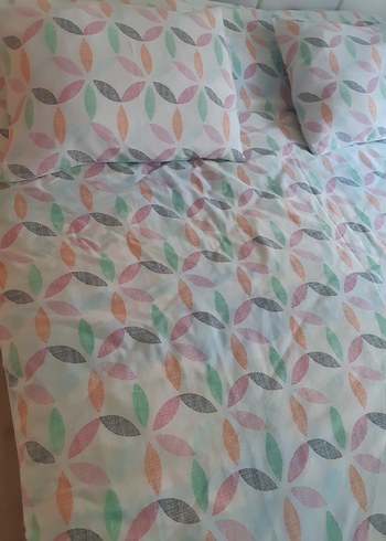 Pastel Renkli Çoklu Desenli Çarşaf Takımı - Görsel 2