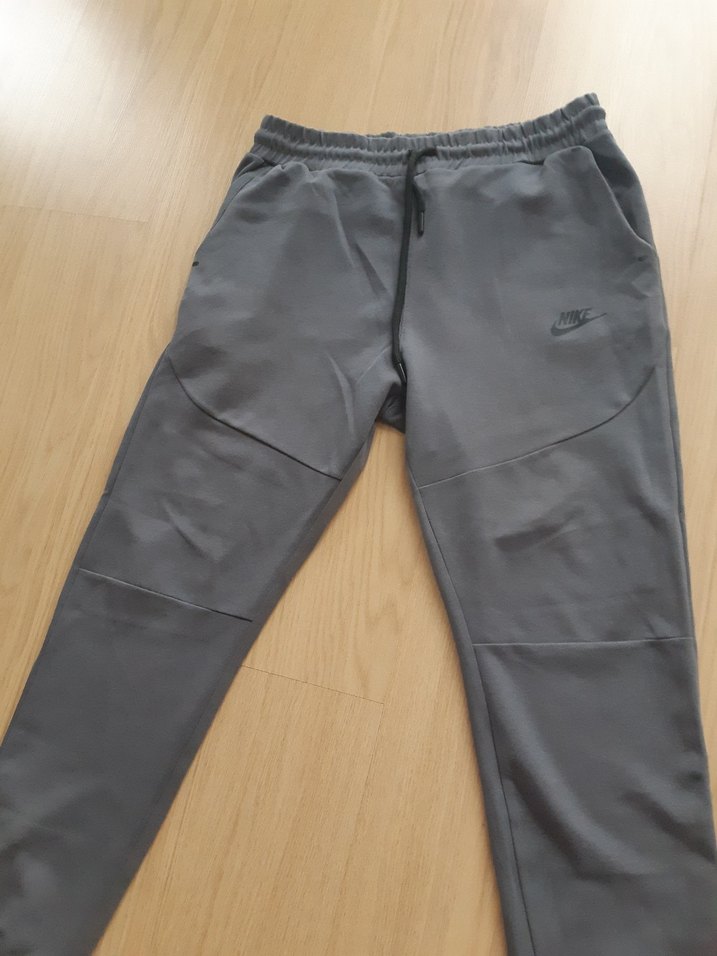 Füme Gri Nike Erkek Rahat Kesim Eşofman Altı - Görsel 3