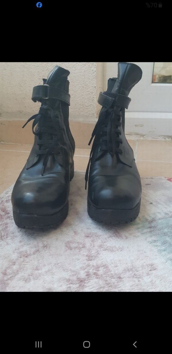 %100 deri Siyah Kadın Bot - Görsel 2