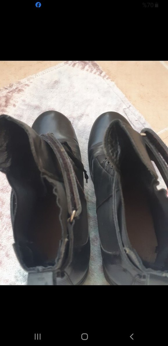 %100 deri Siyah Kadın Bot - Görsel 4