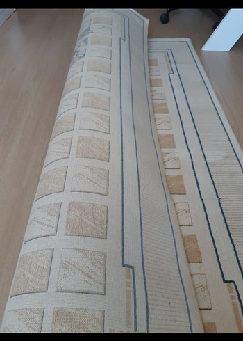 Bej Renkli Soyut Desenli Halı - Görsel 3