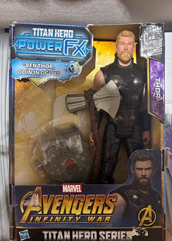 Marvel Avengers Infinity War Thor Titan Hero Power FX Figür