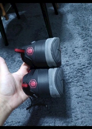 Erkek Kırmızı Spor Ayakkabı Bağcığı - Görsel 5