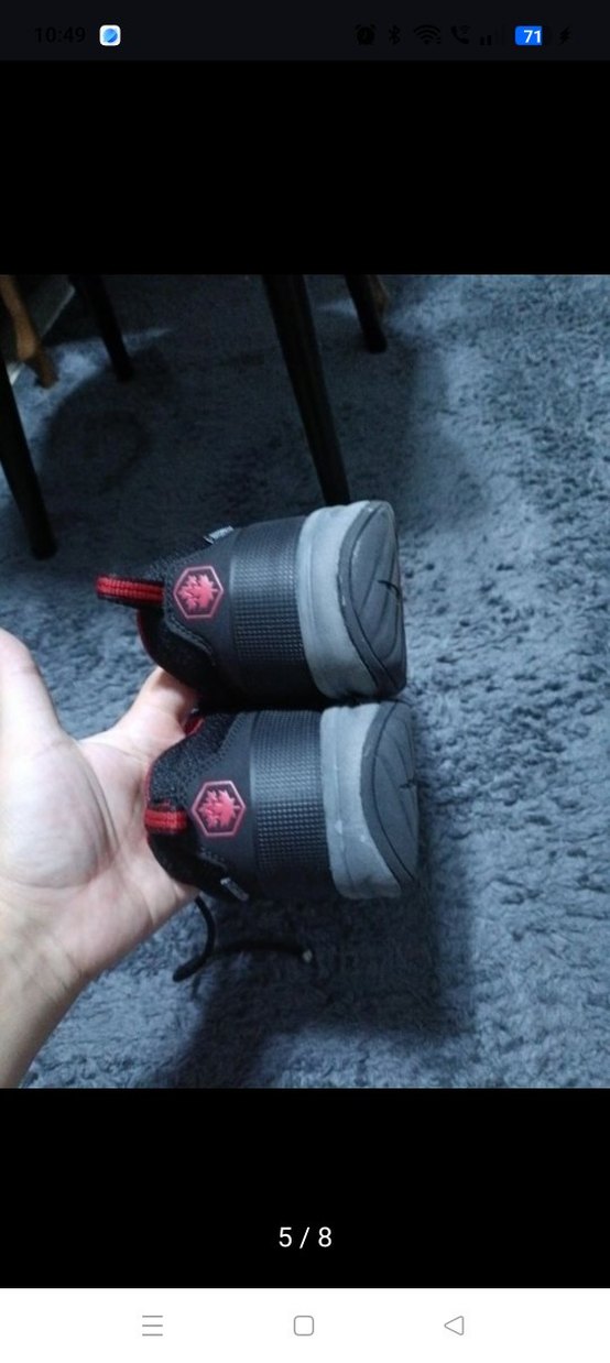 Erkek Kırmızı Spor Ayakkabı Bağcığı - Görsel 5