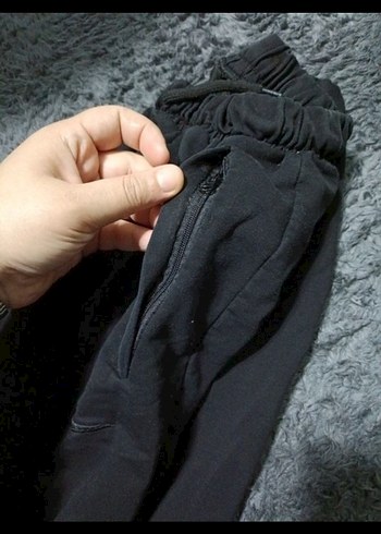 Siyah Rahat Kadın Eşofman Altı - Görsel 3